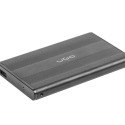 EXTERNAL HDD/SSD ENCLOSURE UGO MARAPI S120 SATA 2.5" USB 2.0 ALUMINUM GREY