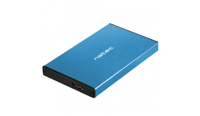 EXTERNAL HDD/SSD ENCLOSURE NATEC RHINO GO SATA 2.5" USB 3.0 BLUE