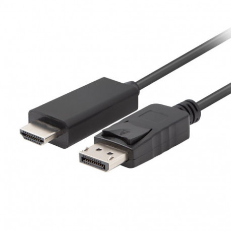 DISPLAYPORT(M) V1.1 ->HDMI(M) CABLE 1M BLACK LANBERG