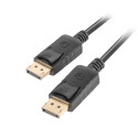 DISPLAYPORT M/M CABLE 19 PIN V1.2 3M 4K BLACK LANBERG