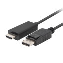 DISPLAYPORT(M) V1.1 ->HDMI(M) CABLE 1.8M BLACK LANBERG