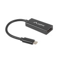 USB-C(M) 3.1->DISPLAYPORT(F) ADAPTER CABLE 15CM BLACK LANBERG