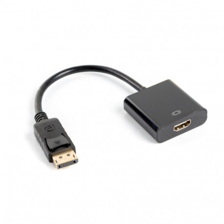Lanberg adapter DisplayPort (M) 1.2 - HDMI (F) 10cm, must