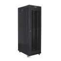 RACK CABINET 19" FREE-STANDING 42U/800X1200 (FLAT PACK) WITH MESH DOOR LCD BLACK LANBERG V2