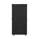 RACK CABINET 19" FREE-STANDING 42U/800X1200 (FLAT PACK) WITH MESH DOOR LCD BLACK LANBERG V2