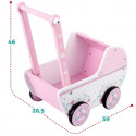 Woomax doll stroller, pink