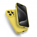 Fusion Softy silikoonkarp Apple iPhone 15 kollane