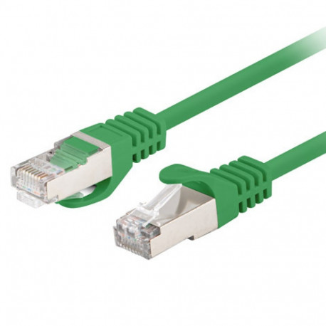 PATCHCORD CAT.6 FTP 0.25M GREEN FLUKE PASSED LANBERG