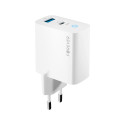 Forever TC-06-33AC GaN PD QC charger 1x USB-C 1x USB 33W white