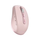 Logitech MX Anywhere 3S Mouse - RF Wireless + Bluetooth, Laser, 8000 DPI, Rose