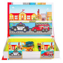 Magnetic jigsaw puzzle Vehicles