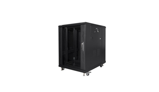 Free standing cabinet 19 inches 15U 600X800mm black