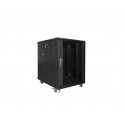 Free standing cabinet 19 inches 15U 600X800mm black