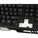 Keyboard YKB 3200 SHADOW metal, LED