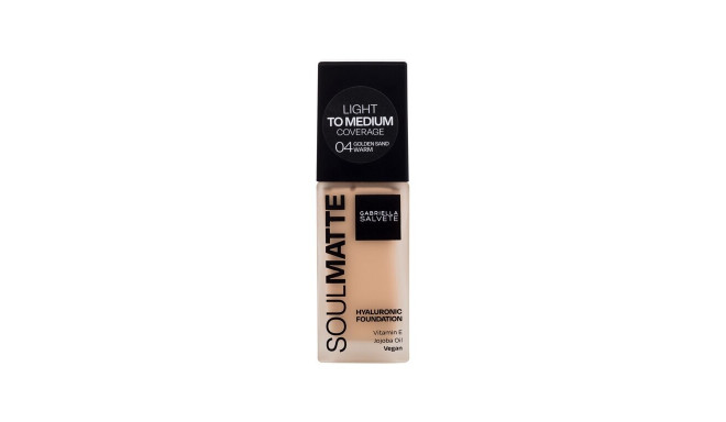 Gabriella Salvete Soulmatte Hyaluronic Foundation (30ml) (04W Golden Sand Warm)