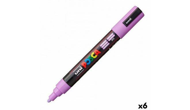 Фломастер POSCA PC-5M Лаванда (6 штук)