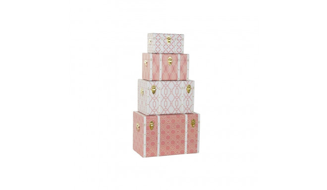 Ceļojumu bagāžas komplekts DKD Home Decor Poliuretāns Koks MDF (60 x 35 x 41 cm)