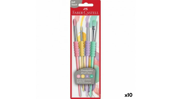Paintbrushes Faber-Castell 4 Pieces Cake (10 Units)
