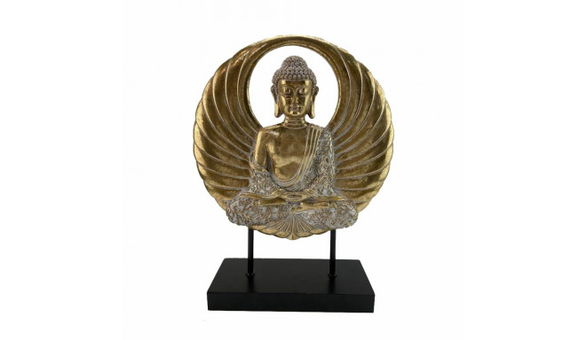 Decorative Figure DKD Home Decor 25 x 8 x 33 cm Black Golden Buddha Oriental