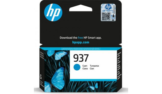 HP 937 Cyan Original Ink Cartridge