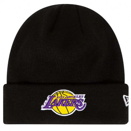 New Era Essential Cuff Beanie Los Angeles Lakers Hat 60348856 (One size)