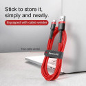 Baseus Type-C Cafule cable 2A, 3m Red/Red (CATKLF-U09)