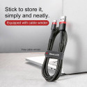 Baseus Type-C Cafule cable 2A, 3m Red/Black (CATKLF-U91)