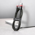 Baseus Type-C Cafule cable 2A, 3m Red/Black (CATKLF-U91)