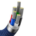 Baseus Type-C - Lightning cable, Crystal Shine Series Fast Charging Data Cable 20W 1.2m Blue (CAJY00