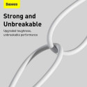 Baseus Lightning Superior Series cable, Fast Charging, Data 2.4A, 1m White (CALYS-A02)