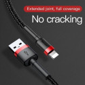 Baseus Lightning Cafule Cable 2A, 3m Red/Black (CALKLF-R91)