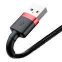 Baseus Lightning Cafule Cable 2A, 3m Red/Black (CALKLF-R91)