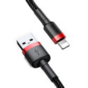 Baseus Lightning Cafule Cable 2A, 3m Red/Black (CALKLF-R91)