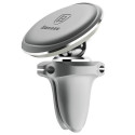 Baseus Car Mount Magnetic Car Air vent Phone Holder, White (SUGX020012)