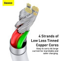 Baseus Type-C Superior series fast charging data cable 66W (11V/6A) 1m White (CATYS-02)