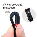 Baseus Type-C - Type-C cable Cafule PD2.0 60W Flash charging (20V 3A) 1m Black/Gray (CATKLF-H91)