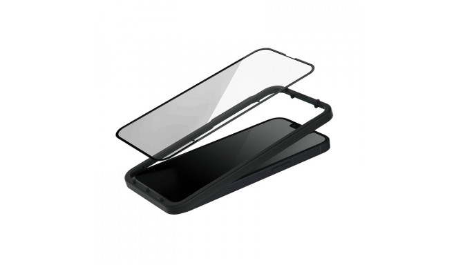 Fusion EDGE 5D telefoni karastatud klaas koos paigaldusraamiga iPhone 14 Pro Max jaoks