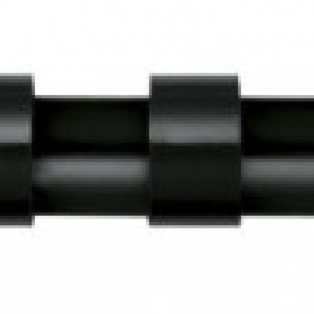 Köitespiraal 16mm plast must 125-le lehele