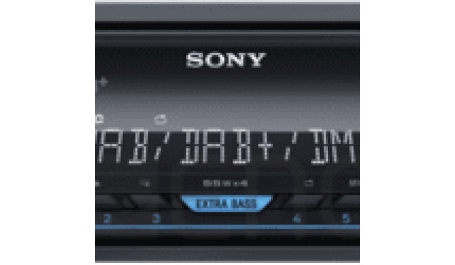 Sony DSX-A510BD Media-Tuner AUX/USB/iPod/DAB+/BT blau