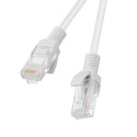 PATCHCORD CAT.5E UTP 1M GREY FLUKE PASSED LANBERG 10-PACK