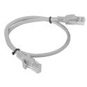 PATCHCORD CAT.5E UTP 1M GREY FLUKE PASSED LANBERG 10-PACK