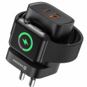 Swissten Travel Tīkla Lādētājs USB-A / USB-C / iWatch