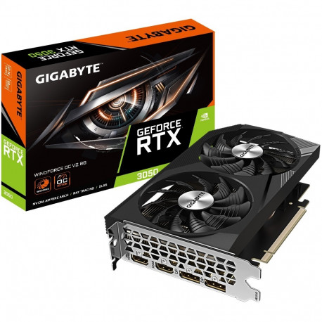 Gigabyte videokaart RTX 3050 8GB Windforce OC V2 GDDR6