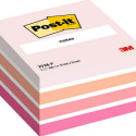 Märkmepaber iseliimuv POST-IT, 76x76mm, märkmekuup 450 lehte, roosad toonid