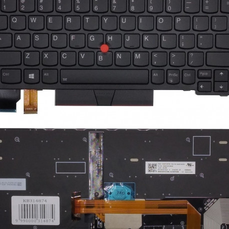 Keyboard LENOVO Thinkpad X13, with Trackpoint, with Backlight, US