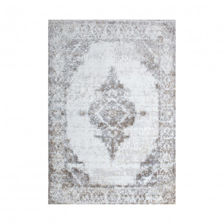 Carpet SALAMANCA-1, 100x150cm, white/grey
