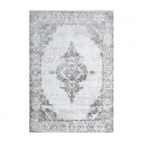 Carpet SALAMANCA-1, 133x190cm, white/grey