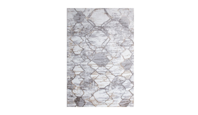 Carpet SALAMANCA-3, 100x150cm, silver/white