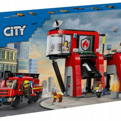 Blocks City 60414 Fire Station with Fire Truck
