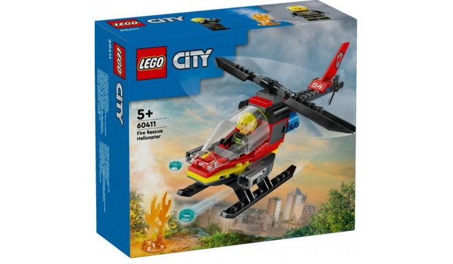 LEGO City 60411 Fire Rescue Helicopter